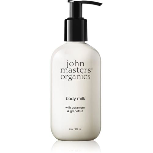 Geranium & Grapefruit Body Milk beruhigende Hautmilch 236 ml - John Masters Organics - Modalova