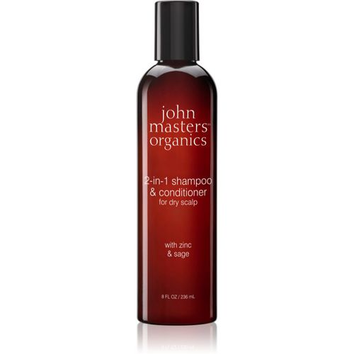 Scalp 2 in 1 Shampoo with Zinc & Sage champú y acondicionador 2 en 1 236 ml - John Masters Organics - Modalova