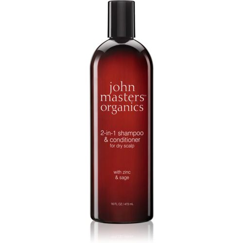 Scalp 2 in 1 Shampoo with Zinc & Sage champú y acondicionador 2 en 1 473 ml - John Masters Organics - Modalova