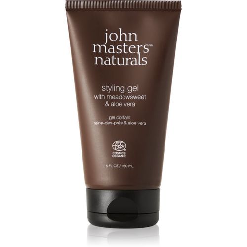 Meadowsweet & Aloe Vera Styling Gel gel para dar definición al peinado para dar definición y mantener la forma 150 ml - John Masters Organics - Modalova