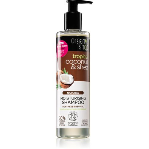 Natural Coconut & Shea hydratisierendes Shampoo für trockenes und beschädigtes Haar 280 ml - Organic Shop - Modalova