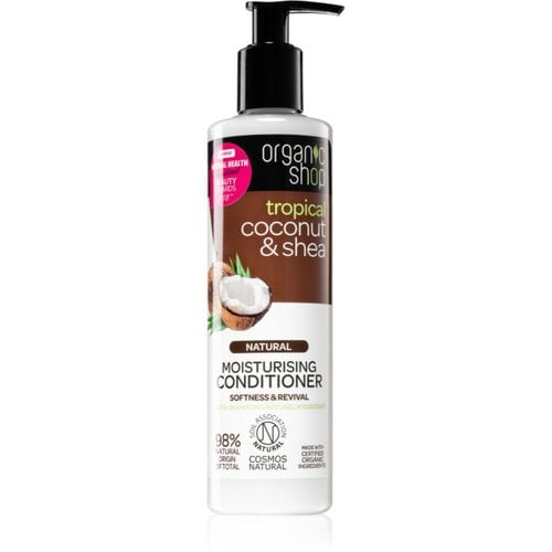 Natural Coconut & Shea acondicionador hidratante para cabello seco y dañado 280 ml - Organic Shop - Modalova