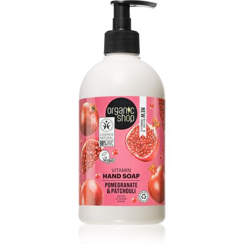 Pomegranate & Patchouli Jabón líquido cuidado especial para manos con dosificador 500 ml - Organic Shop - Modalova