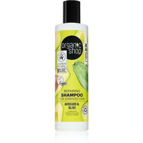 Avocado & Olive champú reparador para cabello maltratado o dañado 280 ml - Organic Shop - Modalova