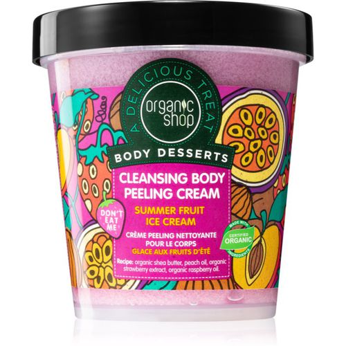 Body Desserts Summer Fruit Ice Cream crema detergente esfoliante 450 ml - Organic Shop - Modalova