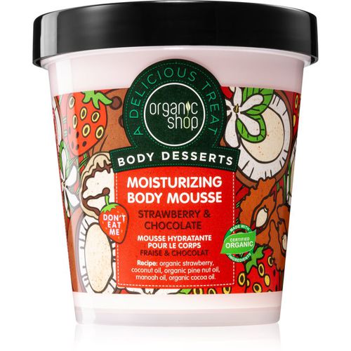 Body Desserts Strawberry & Chocolate mousse corpo effetto idratante 450 ml - Organic Shop - Modalova