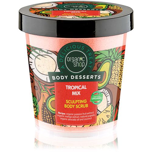 Body Desserts Tropical Mix exfoliante corporal efecto adelgazante 450 ml - Organic Shop - Modalova