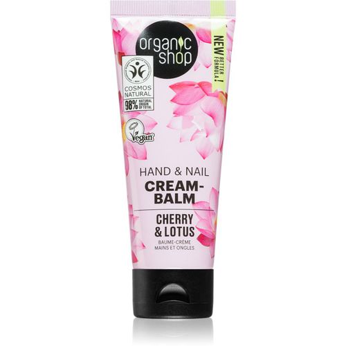 Cherry & Lotus bálsamo fortificante para manos y uñas 75 ml - Organic Shop - Modalova