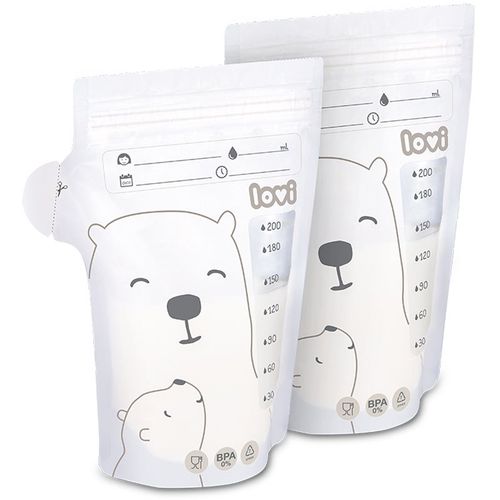 Buddy Bear bolsa para guardar la leche materna 25x200 ml - LOVI - Modalova