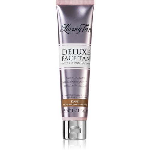 Deluxe Face Tan crema autoabbronzante viso colore Dark 50 ml - Loving Tan - Modalova