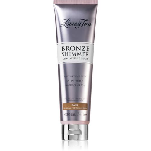 Bronze Shimmer crema autoabbronzante colore Dark 120 ml - Loving Tan - Modalova