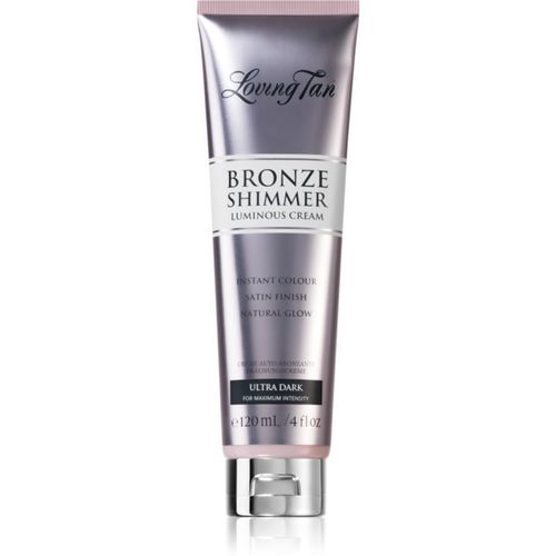 Bronze Shimmer crema autoabbronzante colore Ultra Dark 120 ml - Loving Tan - Modalova