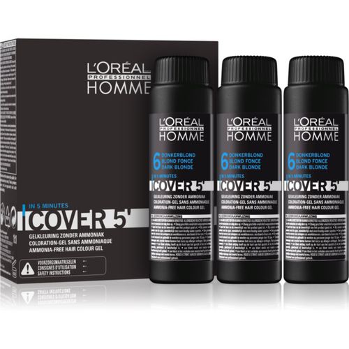 Cover 5' tinta per capelli colore 6 Dark Blond 3x50 ml - L’Oréal Professionnel - Modalova