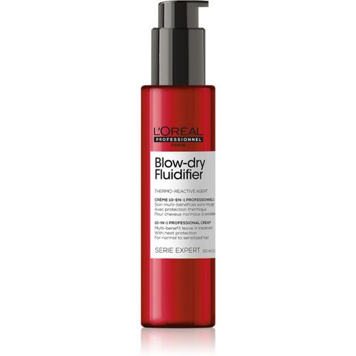 Serie Expert Blow-dry Fluidifier crema nutriente termoprotettiva per un fissaggio naturale 150 ml - L’Oréal Professionnel - Modalova