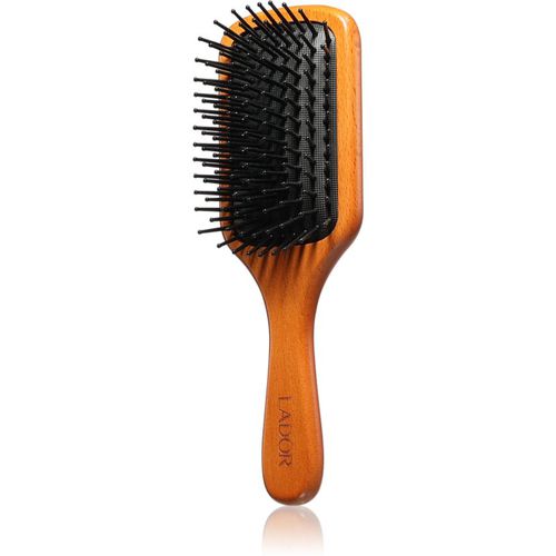 Middle Wooden Paddle Brush cepillo de madera para el cabello 1 ud - La'dor - Modalova