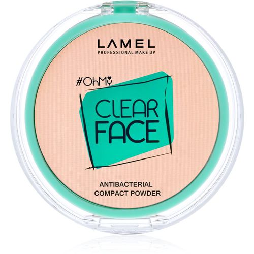 OhMy Clear Face polvos compactos con ingrediente antibacteriano tono 403 Rosy beige 6 g - LAMEL - Modalova