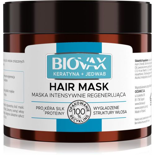 Biovax Keratin & Silk mascarilla regeneradora para cabello áspero 250 ml - L’biotica - Modalova