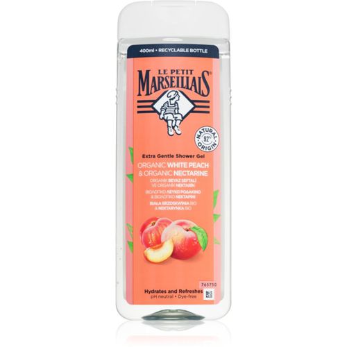 White Peach & Nectarine Bio gel doccia delicato 400 ml - Le Petit Marseillais - Modalova