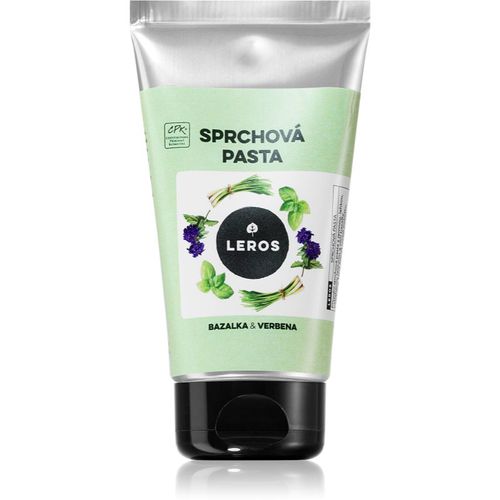 Shower paste basil & verbena dentifricio naturale nutriente e idratante 130 ml - Leros - Modalova