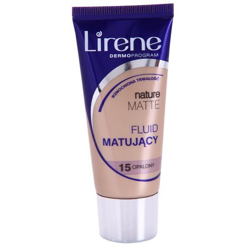 Nature Matte fondotinta liquido opacizzante per un effetto lunga durata colore 15 Tanned 30 ml - Lirene - Modalova