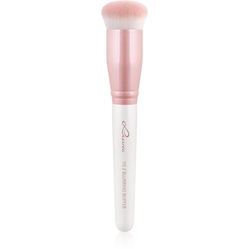 Prime Vegan Blurring Buffer brocha para aplicar maquillaje y polvos 115 Candy (Pearl White / Rose) 1 ud - Luvia Cosmetics - Modalova