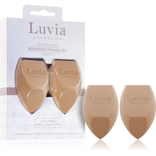 Diamond Drop Blending Sponge Set esponja multifuncional para aplicar maquillaje duo color Elegance 2 ud - Luvia Cosmetics - Modalova