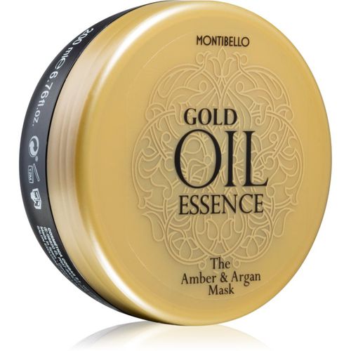 Gold Oil Amber & Argan Mask mascarilla revitalizante para el cabello 200 ml - Montibello - Modalova