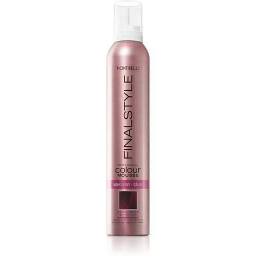 FINALESTYLE Color mousse tinte en espuma para resaltar el color del cabello Mahogany - Caoba 320 ml - Montibello - Modalova