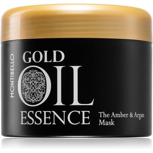 Gold Oil Amber & Argan Mask maschera rivitalizzante per capelli 500 ml - Montibello - Modalova