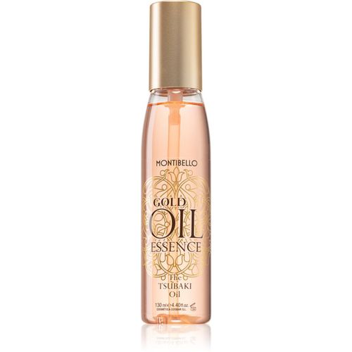 Gold Oil Tsubaki Oil aceite nutritivo e hidratante para cabello para proteger el color 130 ml - Montibello - Modalova