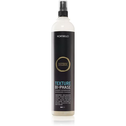 Decode Texture BI-PHASE balsamo senza risciacquo per capelli pettinabili 400 ml - Montibello - Modalova