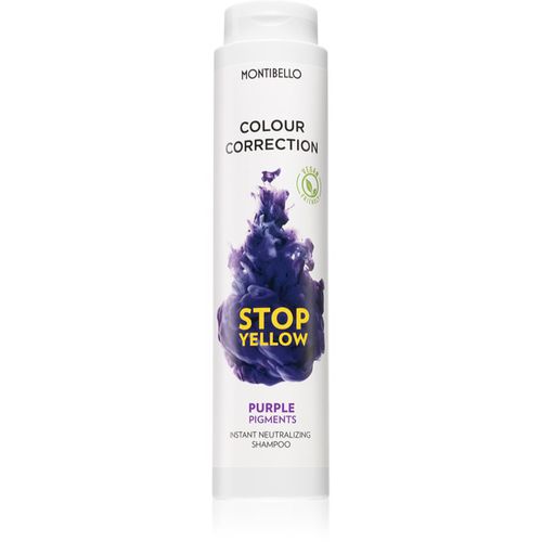 Colour Correction Stop Yellow champú para cabello decolorado y rubio neutralizante para tonos amarillos 300 ml - Montibello - Modalova