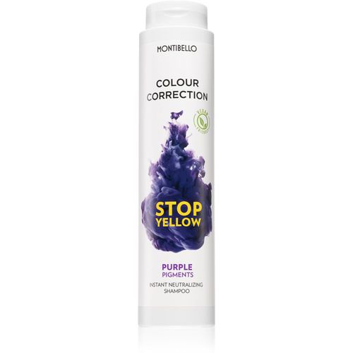 Colour Correction Stop Yellow shampoo per capelli decolorati e biondi neutralizzante per toni gialli 300 ml - Montibello - Modalova