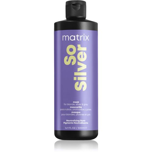 So Silver maschera neutralizzante per toni gialli 500 ml - Matrix - Modalova