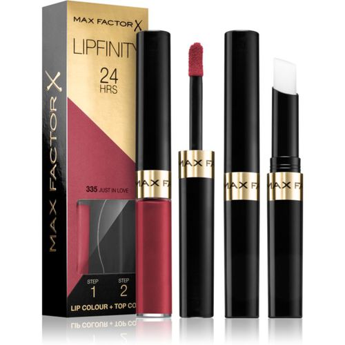 Lipfinity Lip Colour rossetto lunga tenuta con balsamo colore 335 Just In Love - Max Factor - Modalova