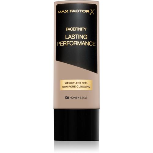 Facefinity Lasting Performance maquillaje líquido con efecto de larga duración tono 108 Honey Beige 35 ml - Max Factor - Modalova