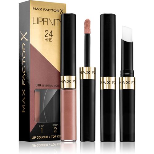 Lipfinity Lip Colour rossetto lunga tenuta con balsamo colore 310 Essential Violent 4,2 g - Max Factor - Modalova