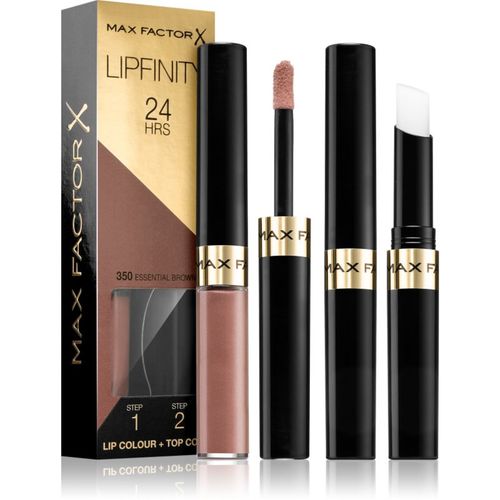 Lipfinity Lip Colour barra de labios de larga duración con bálsamo tono 350 Essential Brown 4,2 g - Max Factor - Modalova