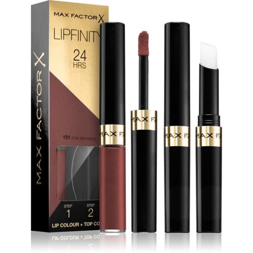 Lipfinity Lip Colour barra de labios de larga duración con bálsamo tono 191 Stay Bronzed 4,2 g - Max Factor - Modalova