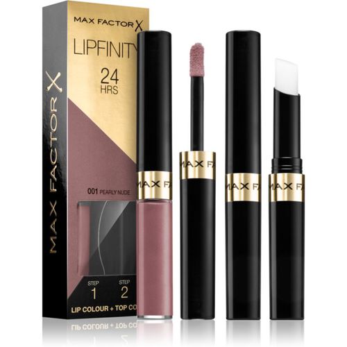 Lipfinity Lip Colour rossetto lunga tenuta con balsamo colore 001 Pearly Nude 4,2 g - Max Factor - Modalova