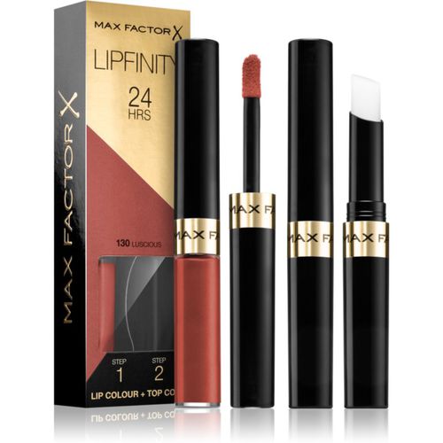 Lipfinity Lip Colour rossetto lunga tenuta con balsamo colore 130 Luscious - Max Factor - Modalova