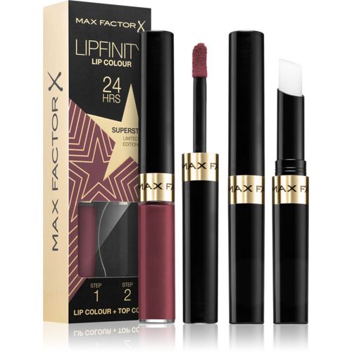 Lipfinity Rising Stars barra de labios líquida de larga duración con bálsamo tono 86 Superstar 2 ud - Max Factor - Modalova