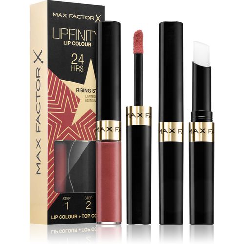 Lipfinity Rising Stars rossetto liquido lunga tenuta con balsamo colore 090 Starstruck 2 pz - Max Factor - Modalova