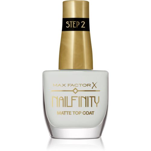 Nailfinity Matte Top Coat esmalte de acabado de uñas en gel con efecto mate tono 101 Velvet Curtain 12 ml - Max Factor - Modalova