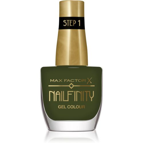 Nailfinity Gel Colour esmalte para uñas en gel sin usar lámpara UV/LED tono 595 Green Room 12 ml - Max Factor - Modalova