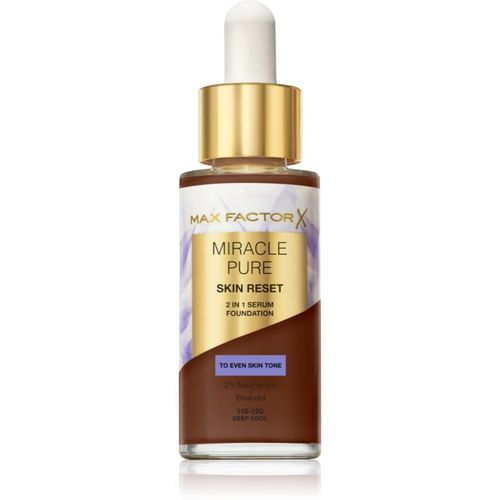 Miracle Pure Skin Reset Base sérum tono 110-120 Deep Cool 30 ml - Max Factor - Modalova