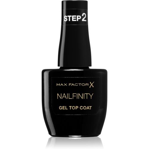 Nailfinity Gel Top Coat esmalte de acabado de uñas en gel tono 100 The Finale 12 ml - Max Factor - Modalova