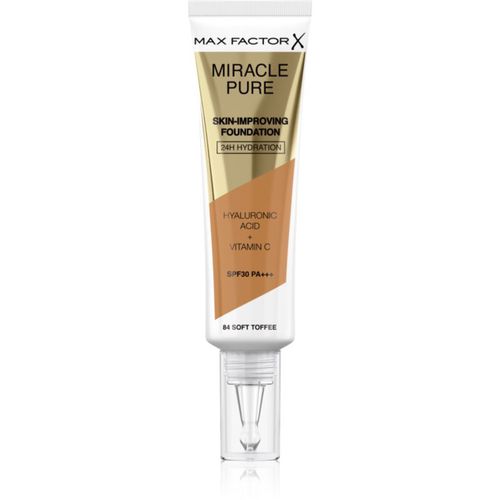 Miracle Pure Skin fondotinta lunga tenuta SPF 30 colore 84 Soft Toffee 30 ml - Max Factor - Modalova