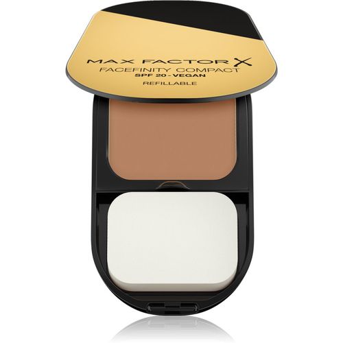 Facefinity Refillable fondotinta compatto opacizzante SPF 20 colore 007 Bronze 10 g - Max Factor - Modalova