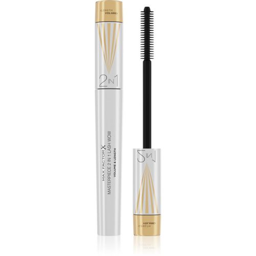 Masterpiece Lash Wow máscara de pestañas para dar longitud, curvatura y volumen con cepillo 2en1 tono Black 7 ml - Max Factor - Modalova